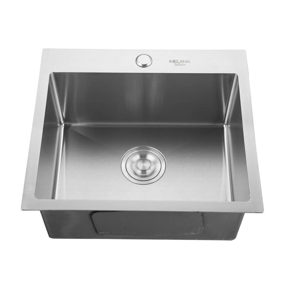 Кухонная мойка Melana D5050H сатин купить в Санкт-Петербурге.